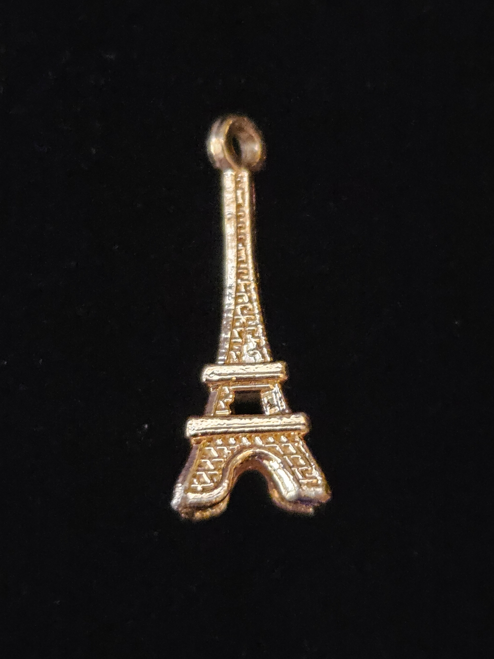 Gold Eiffel Tower Charm